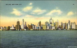 Skyline New York City, NY Postcard Postcard