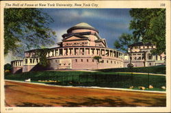 The Hall Of Fame, New York University New York City, NY Postcard Postcard