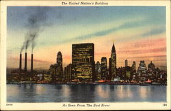 The United Nation's Building Postcard