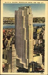 R.C.A. Rockefeller Center Postcard