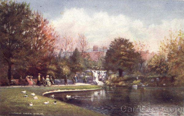 Tuck's Oilette Stephens Green Dublin Ireland Tuck's Oilette Series