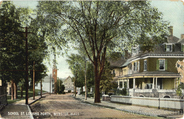 School St. Looking North Webster Massachusetts