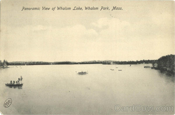 Panoramic View of Whalom Lake Whalom Park Lunenburg Massachusetts