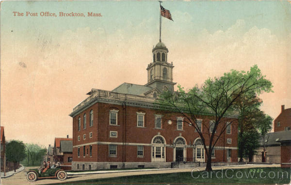 The Post Office Brockton Massachusetts