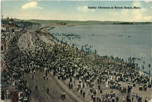 Sunday Afternoon at Revere Beach Massachusetts