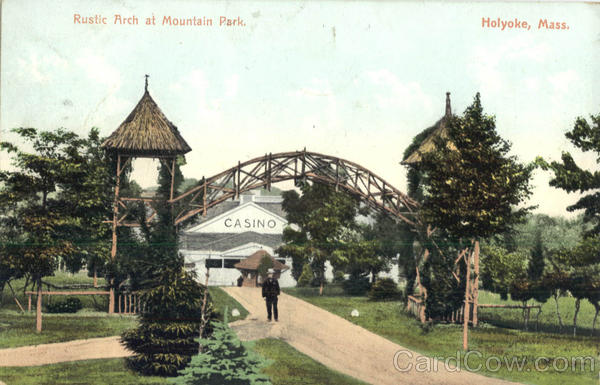 Rustic Arch at Mountain Park Holyoke Massachusetts