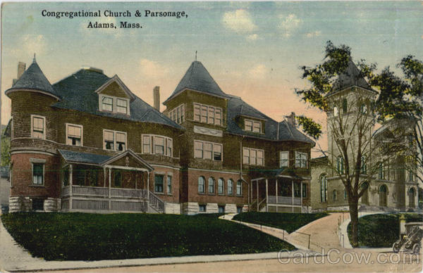 Congregational Church & Parsonage Adams Massachusetts