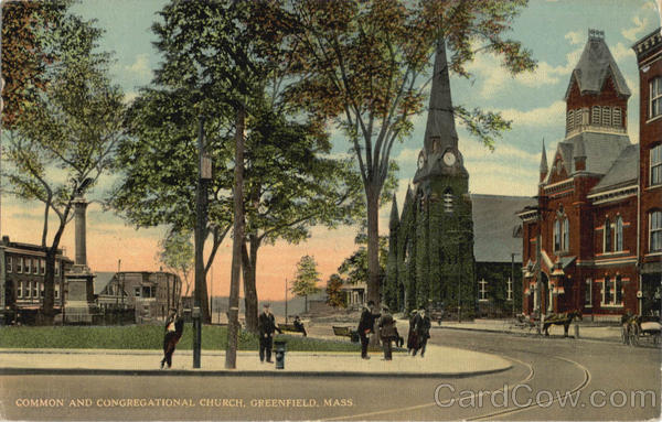 Common and Congregational Church Greenfield Massachusetts