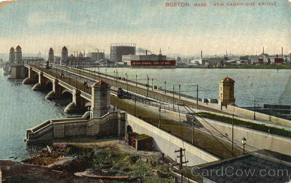 New Cambridge Bridge Boston Massachusetts