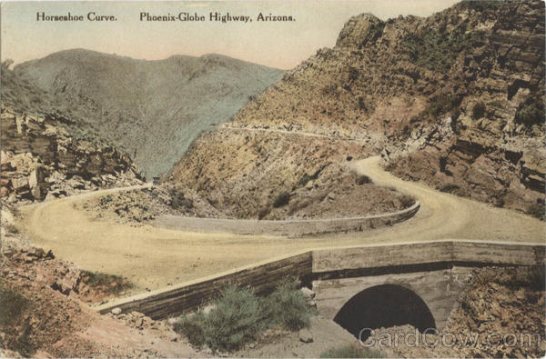 Horseshoe Curve, Phoenix-Globe Highway Scenic Arizona