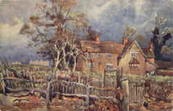 Tuck's Oilette Shakespeare's Country. Arbury Birthplace of George Eliot Tuck's Oilette Series Postcard Postcard