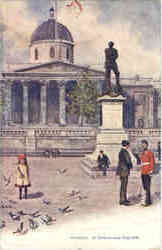 Tuck's Oilette In Trafalgar Square London, England Postcard Postcard