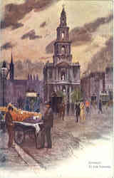Tuck's Oilette London In the Strand Postcard