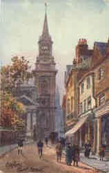 Tuck's Oilette Oxford Turl Street Postcard