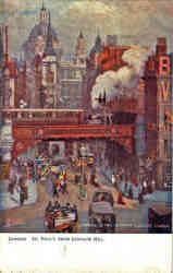Tuck's Oilette St. Paul's from Ludgate Hill Postcard