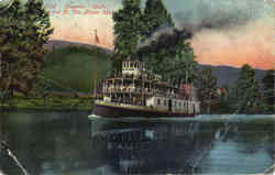 Steamer Idaho on the St. Foe River Postcard