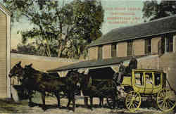 Old Stage Coach, Centredale, Greenville and Harmony Postcard