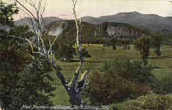 Moat Mountain and Ledges North Conway, NH Postcard Postcard