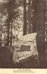 Grave of Emerson Concord, MA Postcard Postcard