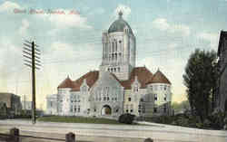 Court House Taunton, MA Postcard Postcard