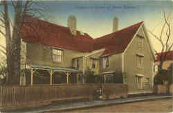 Hawthorne's House of Seven Gables Salem, MA Postcard Postcard