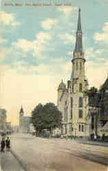 First Baptist Church, Cabot Street Postcard