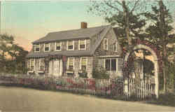 Summer Home of Mr. and Mrs. William B. Hanna, Pilgrim Road Harwich Port, MA Postcard Postcard