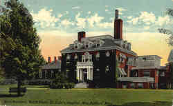 Main Building North Front, St. Luke's Hospital Postcard