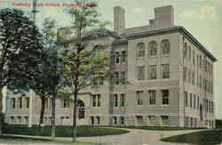 Peabody High School Massachusetts Postcard 