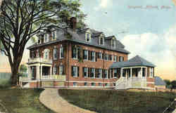 Hospital Milford, MA Postcard Postcard