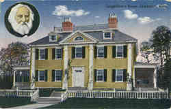 Longfellow's House Postcard