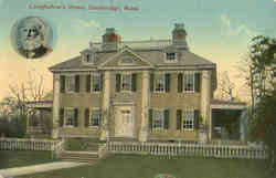 Longfellow's Home Postcard