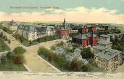 Worcester City Hospital Postcard
