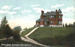 Residence of Wm. Smart, Jr. Adams, MA Postcard Postcard