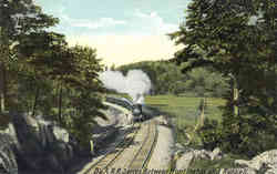 B & A.R.R.Series Between Huntington and Russell Postcard