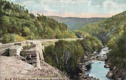 B & A.R.R.Series Stone Arch near Middlefield Postcard