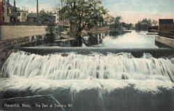 The Dam at Stevens Mill Postcard