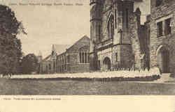 Choir, Mount Holyoke College Postcard