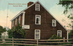 Birthplace of John Adams Quincy, MA Postcard Postcard