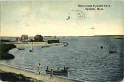 Shore scene, Hyannis Park Massachusetts Postcard Postcard