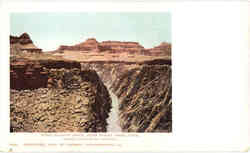 Down Granite Gorge, From Bright Angel Trail Postcard