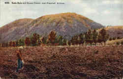 Lava Beds and Sunset Crater Flagstaff, AZ Postcard Postcard