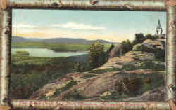 The Fulton Chain from Bald Mountain Adirondack Mountains, NY Postcard Postcard