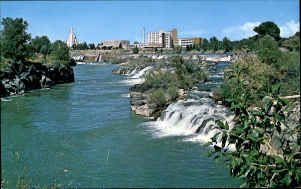 Mormon Temple And Hospital Idaho Falls