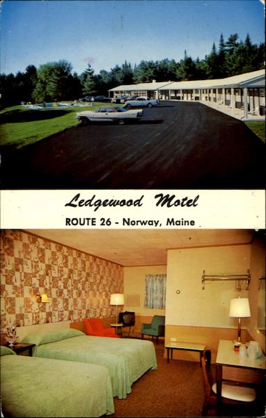 Ledgewood Motel, Route 26 Norway Maine