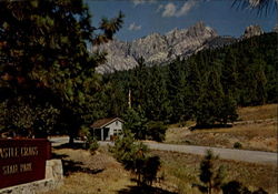 Castle Crags State Park Scenic, CA Postcard Postcard