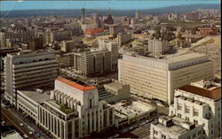 Downtown Los Angeles Looking Southwest From The City Hall Tower Postcard