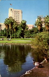 Elks Club From General Douglas Mac Arthur Park Los Angeles, CA Postcard Postcard