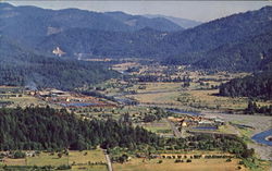 Hoopa Valley, Trinity River Scenic, CA Postcard Postcard