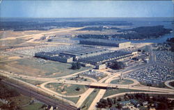 Martin Plant And Airport Postcard